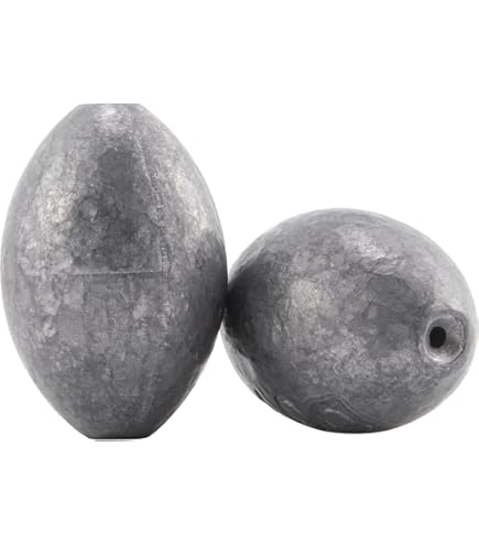 10 Plombs De Pêche 2 Oz – Lot De 10 Pour La Pêche En Bank – Neufs