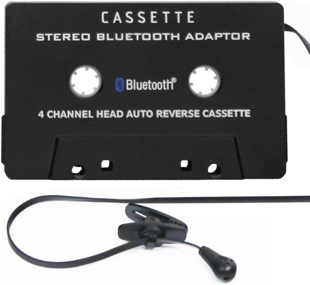 Quze Stereo Bluetooth Cassette Adapter - For Phone Call's and Music Streaming - Supports A2dp