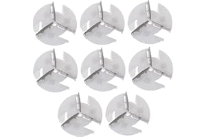 8 Pack Fabric Shaver Replacement Blades, Universals Lint Remover Blades - Sharps Stainless Steel, Easy Install for Sweater Pi