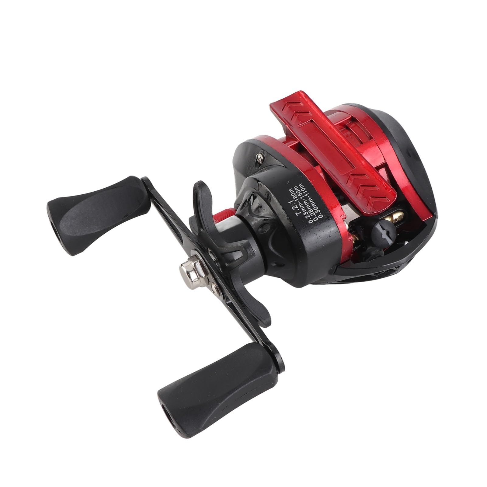 Baitcasting Reel, 9.9oz Ultralight Metal Long Cast Baitcaster, 7.2:1 Gear Ratio with 8kg Braking Force for Saltwater Freshwater and Ice Fishing