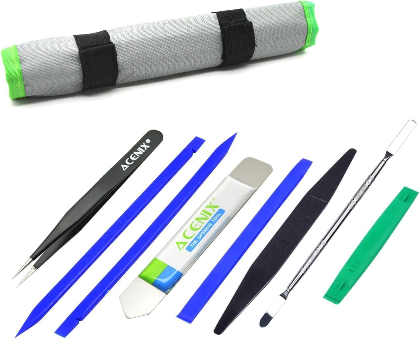 9-in-1 Mobile Repair Tool Kit Spudgers Tweezers & Pry Tools for Safe Opening of Phones Tablets Laptops & Other Electronics