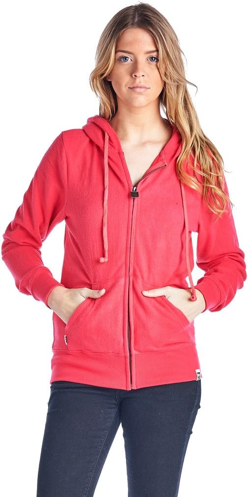 HB Super Girl's Full Zip Up Hoodie Buddie Built-In Headphones Hot Pink