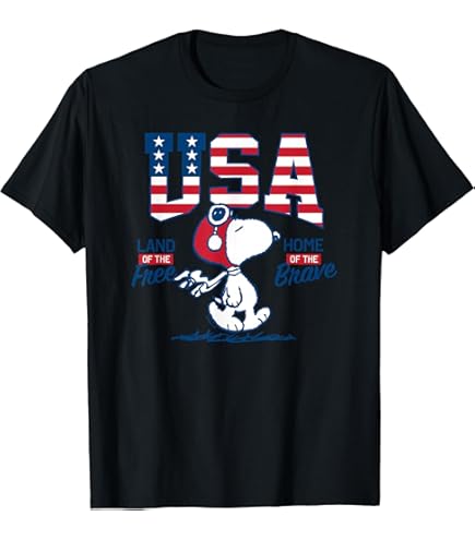 Amazon.com: Peanuts Snoopy First Beagle on The Moon T-Shirt