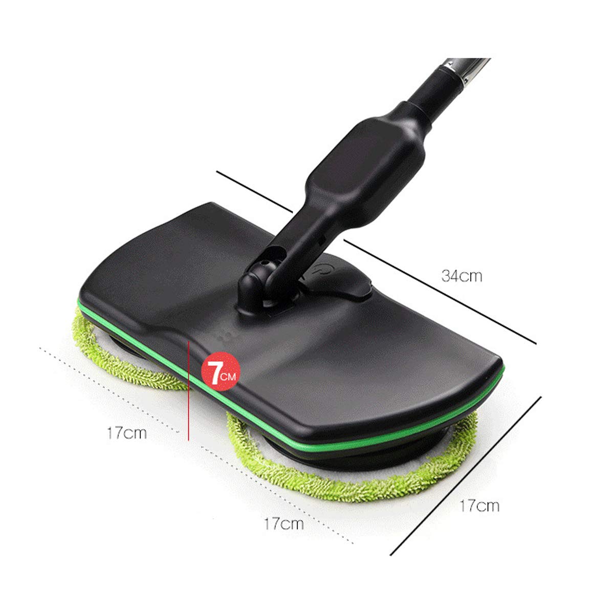 Cordless Electric Spinning Mop Rechargeable Powered Floor Cleaner