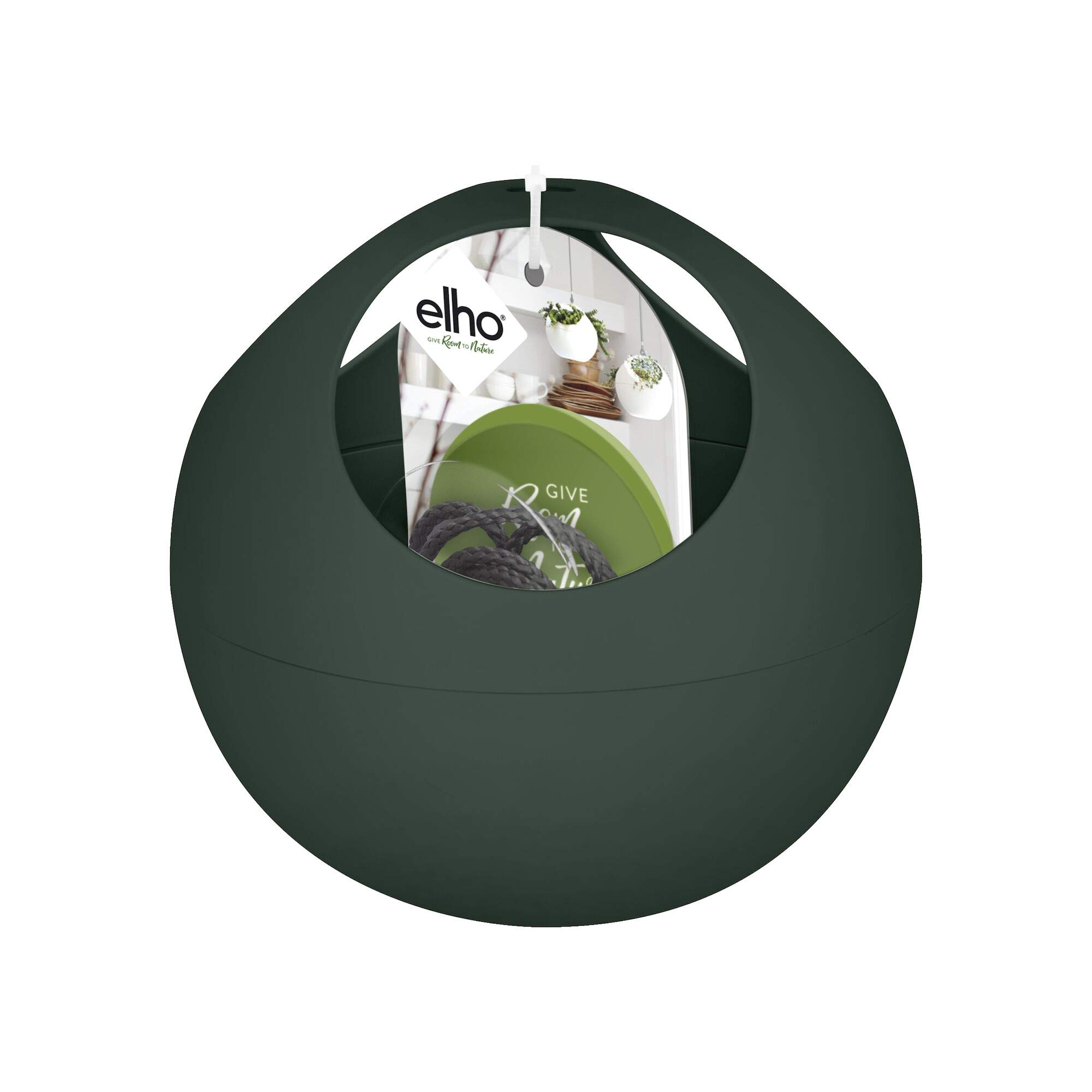 Elho B.for Soft Air - Flowerpot - Leaf Green - Indoor - Ø 18 x H 16.1 cm