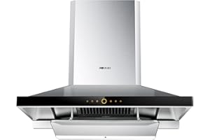 FOTILE EMS9026 36" Wall-mount Range Hood 1000 CFMs with Touchscreen, 2 Speed-settings and Auto Turbo Mode | Manual-adjustable Capture Shield Technology | Delay Shutoff and Detachable Oil Plate