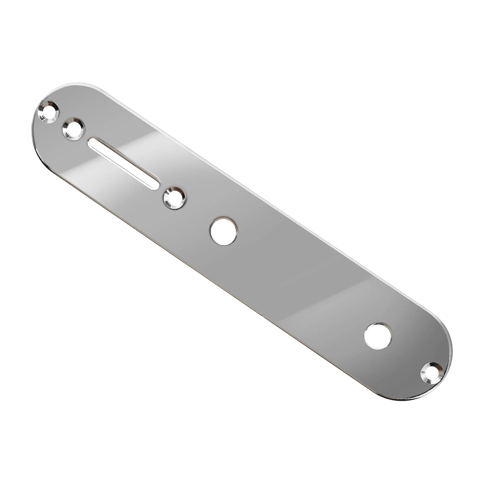 Be In Your Mind Silver Control Plate for 3 Way or 5 Way Switch Compatible with TL Telecaster Style Electric Guitar Replacement Part