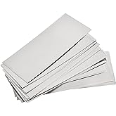 SHONAN 4 Inch Nickel Sheets, 15 Pcs Pure Nickel Tabs for Electroplating, 99.6% Purity