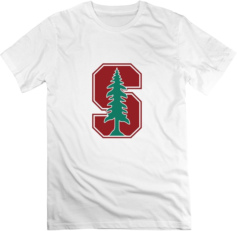 Amazon.com: Cool Men's Stanford University Logo T-Shirt 3X White: Clothing