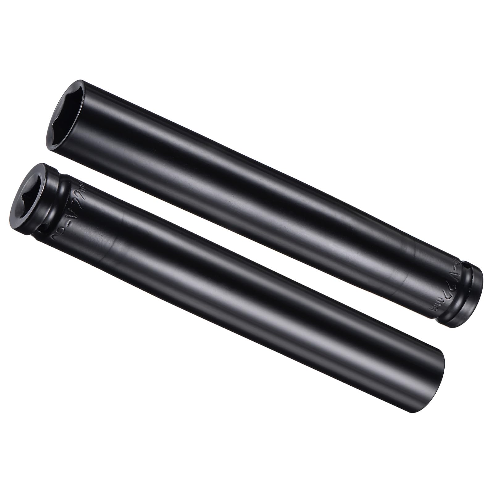 CoCud Deep Impact Socket, 1/2" Drive 22mm Socket, CR-V Steel Rounded Corner Design 6-Point Deep Impact Socket - (Applications: for Screw Installation and Removal), 2-Pieces