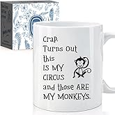 Kaimaloke Turns Out This Is My Circus Mug Funny Gift for Women, Christmas Birthday Gifts for Mom, Mother, Coworkers, Work Besties, Best Friend, Men, Gifts for Mom from Daughter Son-21