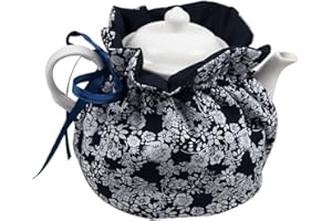 JOONOR Tea Cosy - Cotton Printed Tea Cosy, Kitchen Tea Pot Dust Cover, Breakfast Warmer, Insulation and Keep Warm, Color#1