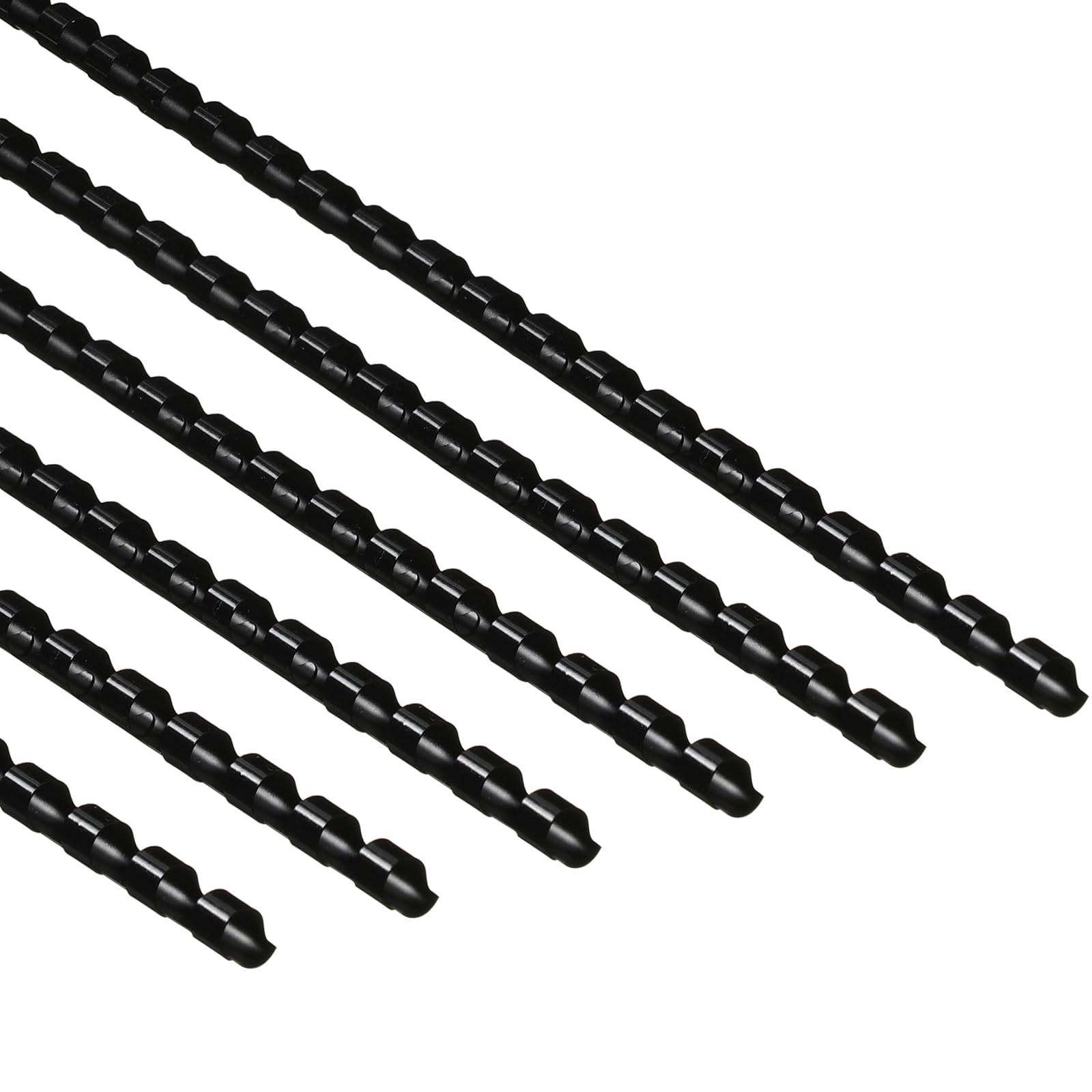 Photo 1 of Yunsailing 150 Pack Plastic Binding Combs Plastic Binder Comb Ring 19 Ring Binding Spines Letter Size Spiral coils for Notebook Calendar(1/4 in,Black)