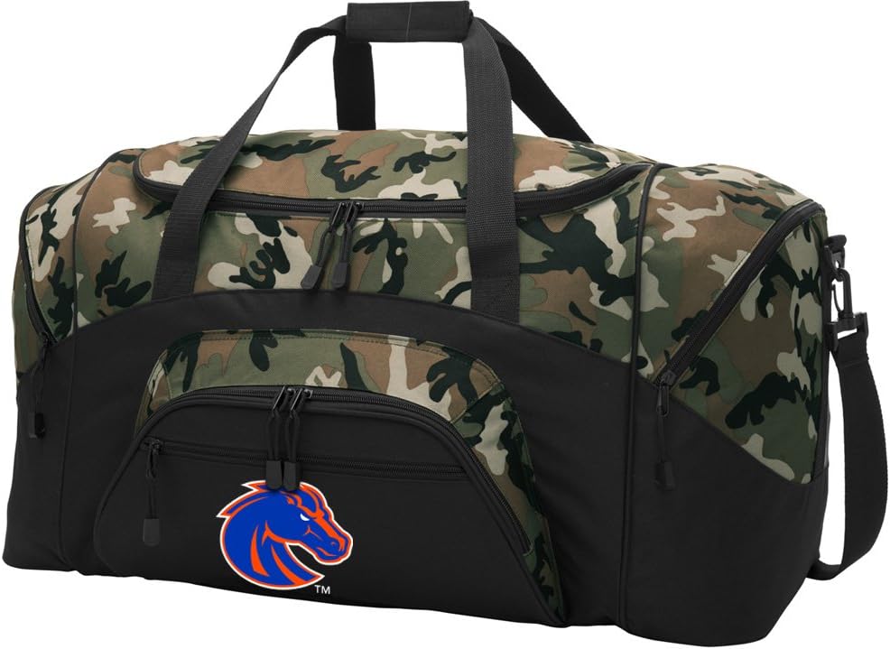 Large Boise State Broncos Duffel Bag CAMO Boise State