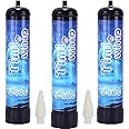 Whipped Cream Chargers Nitrous Oxide Tank 3 Count Whip Cream Charger<640G 1L>Nitrous Oxide Cartridges Whippets Nitrous Oxide Gas 99.9% Good