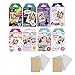 Fujifilm Instax Mini Film 8 Pack Bundle! Rainbow, Candy Pop, Stained Glass, Shiny Star, Disney Alice, Comic, Airmail, Stripe 10 X 8 = 80 Sheets Assort Set + withC Microfiber + Stickers 40 pcs.