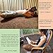 LEWONDE Back Stretcher, Lumbar Support, Neck Relaxer Pillow for Lower Back Pain Relief with 3 Ajustable Arch-Level