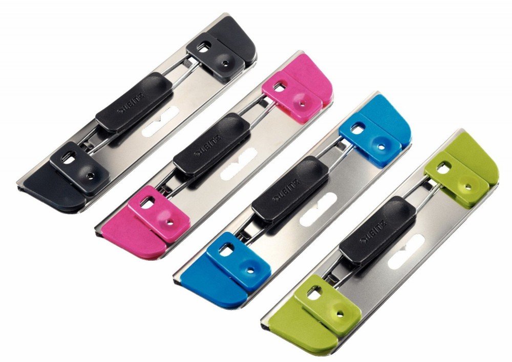 Leitz 17286099 Wow Active Hole Punch - Assorted Colours
