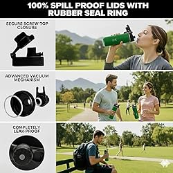 Y TOP 24 oz Insulated Stainless Steel Water Bottle