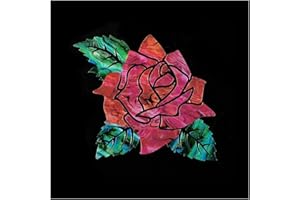 INLAY STICKER'S JOCKOMO Inlay Sticker for Guitars & Bass - Rose of Cimarron,B-146RC-RD