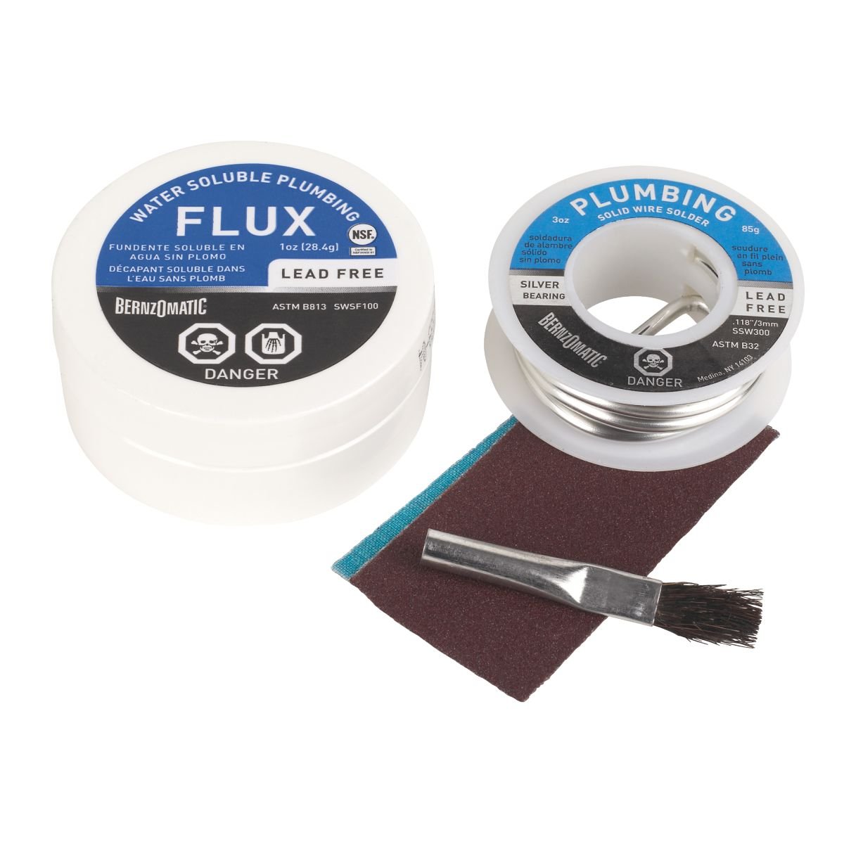 BernzomaticLead-Free Wire Solder & Soluble Flux