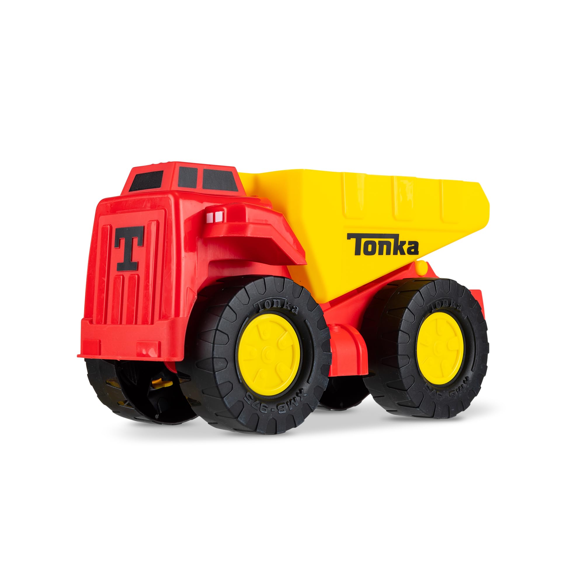 Basic Fun Tonka Steel Classics Scoop and Hauler - Dump Truck, Construction Vehicle, Rugged Design, Moveable Dump Bed | Outdoor Toys for Kids, Children, Girls Boys Age 2+