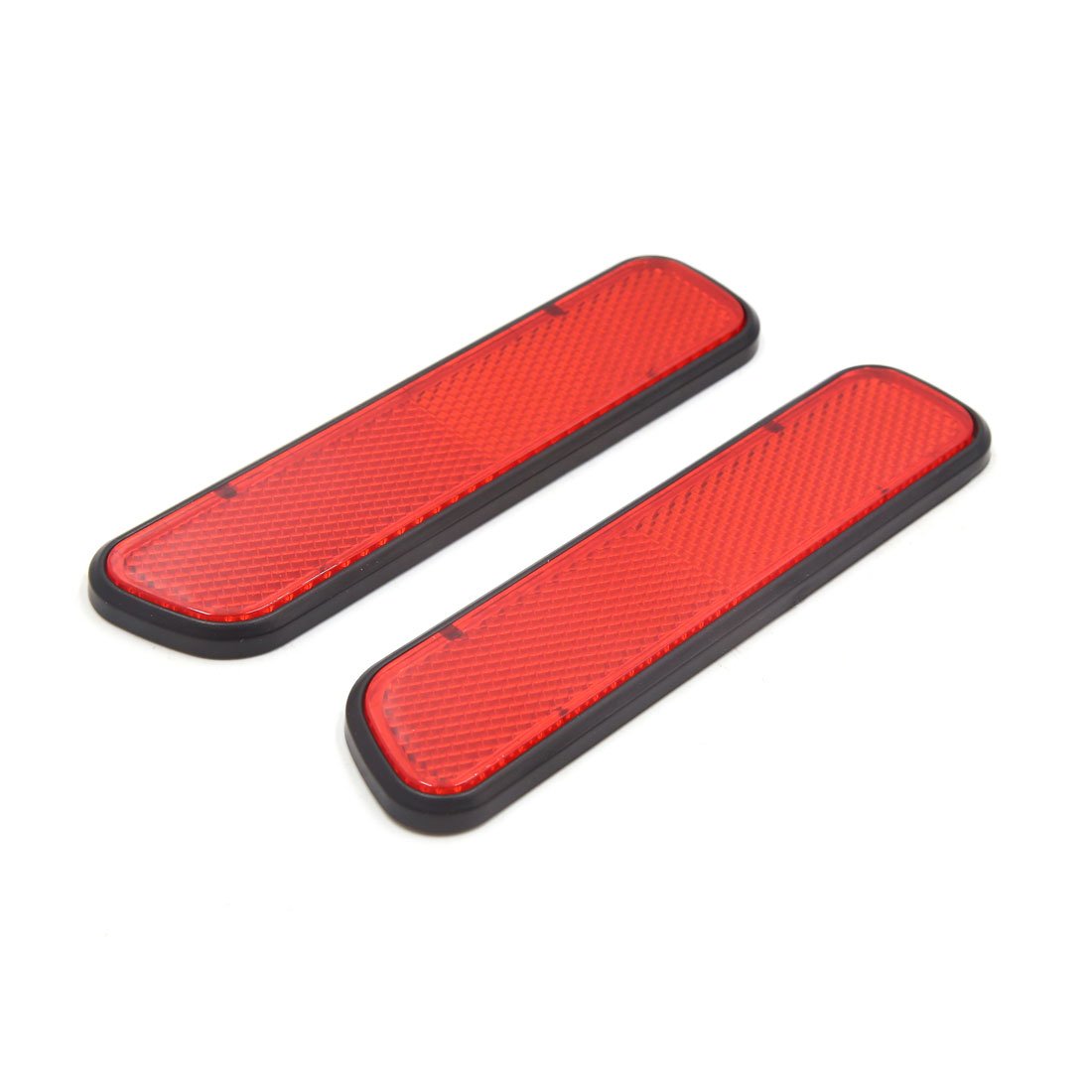 sourcing map 2 Pcs Red Vehicle Reflective Sticker Decor Self Adhesive Reflectors