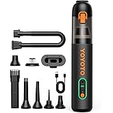 yoyoto Car Vacuum, Handheld Vacuum Cordless with 21000Pa Powerful Suction & 3 Modes, 4-in-1 Portable Hand Held Mini Vacuum Cleaner Rechargeable, Ultra Light for Car Home Office (Black)