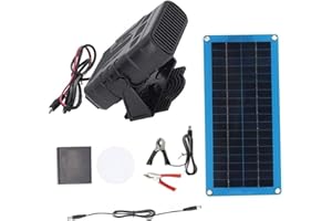 Solar Chicken Coop Heater, 30W Portable Solar Powered Heater Warm Wind Gear for Drying Heating Pet House Greenhouse, No Batte