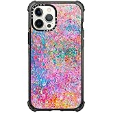 CASETiFY Ultra Impact iPhone 12 Pro Max Case [9.8ft Drop Protection] - My Neon Summer by Ingrid Ching - Clear Black