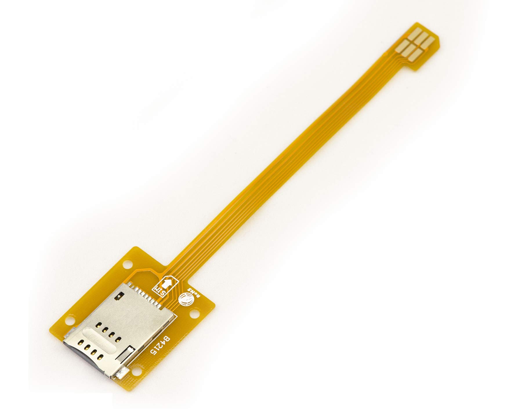 KALEA-INFORMATIQUE Riser SIM to microSIM adapter, 15cm long. With ultra-thin 0.1mm ribbon.