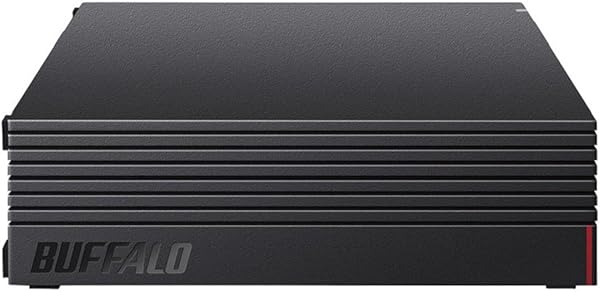 BUFFALO 外付けハードディスク 4TB テレビ録画/PC/PS4/4K対応 静音&コンパクト 日本製 故障予測 みまもり合図 HD-AD4U3