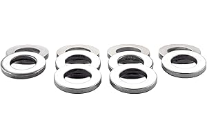 MCGARD 78713 Stainless Steel Cragar Center Hole Mag Washer - Pack of 10,Silver