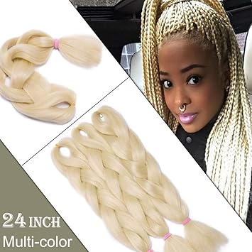 Amazon Com 24 Inch Jumbo Braids Hair Extensions High Temperature