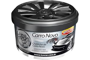 Luxcar New Fresh Gel Carro Novo 60 g – Aromatizante em Gel Automotivo