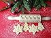 Embossing rolling pin small size - Scandinavian CHRISTMAS with Christmas elk and deer pattern. Laser Engraved Dough Roller for Cookies and Pottery by Algis Crafts