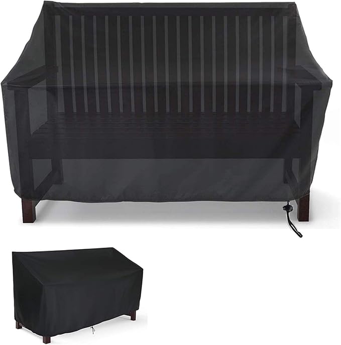 Rilime Funda para sofá de jardín, Muebles de exterior, funda de sofá de