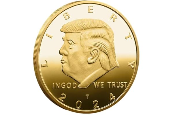 President Donald Trump Coin, Collectible Trump 2024 Coin 45th Presidential Gold Challenge Coin