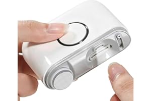 ONEDONE Electric Nail Clipper - 3-in-1 Rechargeable Electric Nail Trimmer Polisher with Dual Blade Heads 3 Speeds Fingernail 