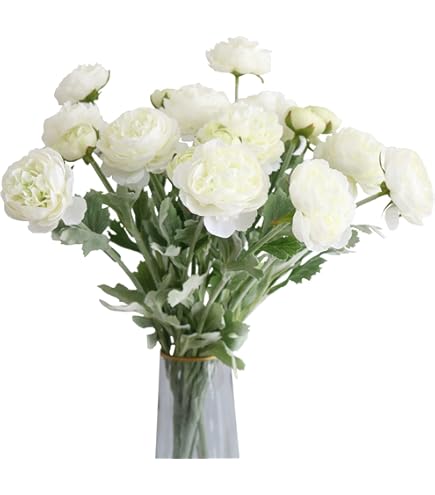 ✨ 極美品 ゼクシィ掲載完売品✨フルア flua white sweet pea Faux Tall White Sweet Pea | Artificial Flowers