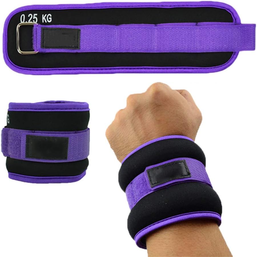 Wrist & Ankle Weight, Durable Wrist Weight 1 Pair Adjustable Strap, Ankle Wrist Legs Weight Straps for Fitness, Exercise, Walking, Jogging, Gymnastics, Aerobics, Gym