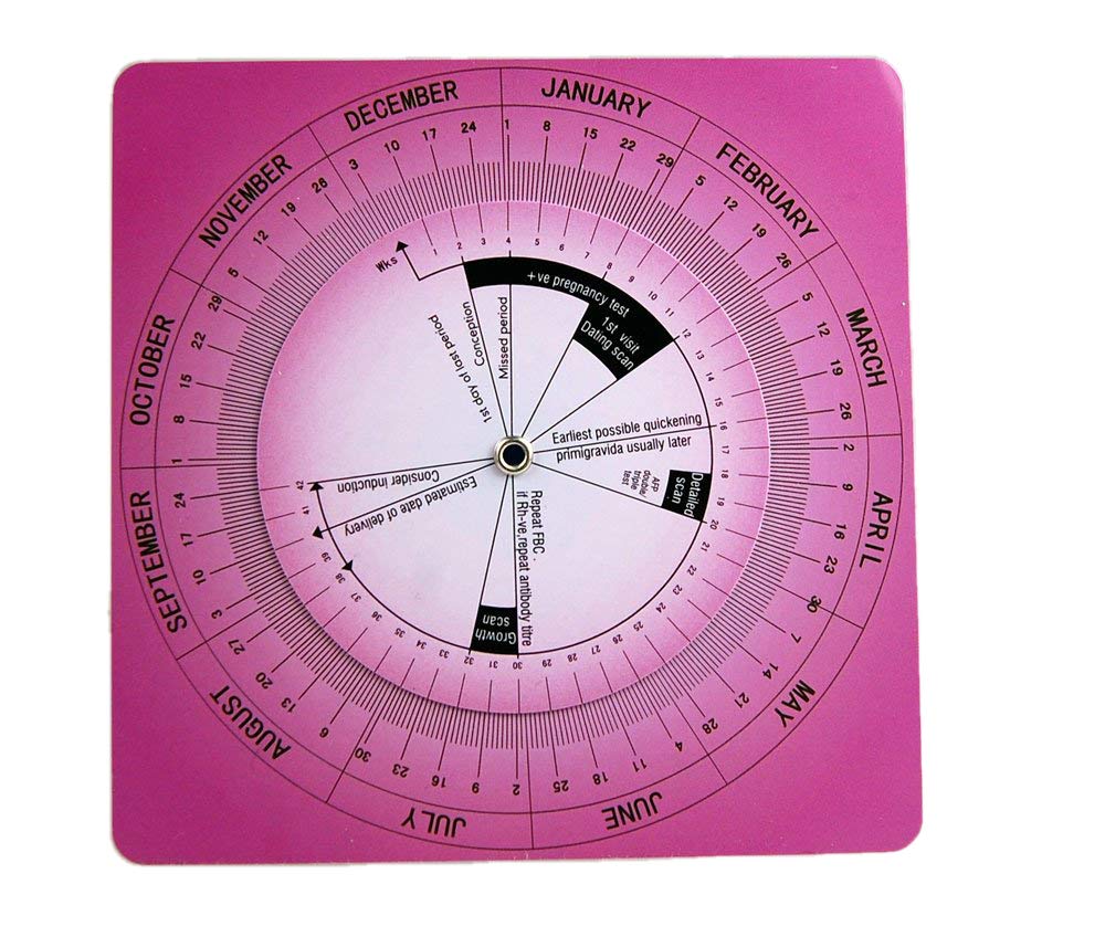 Valuemed® Obstetric Calculator Ovulation and Pregnancy Calculator Wheel, Nurses, Midwifery