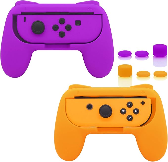 FastSnail Grips for Nintendo Switch Joy-Con, Wear-resistant Handle Kit