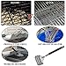 HaRuion Grill Brush, Bristle Free Grill Brush,3-Helix Bristle Free Clean Brush,Food Grade Stainless Steel 316 Barbecue Brush Fits Porcelain,Propane,Electric,Infrared,Iron and Weber Grill Grates,BBQ