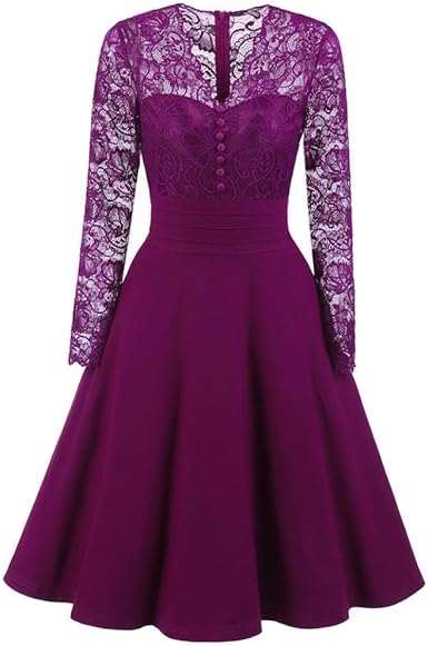 purple cocktail dresses amazon