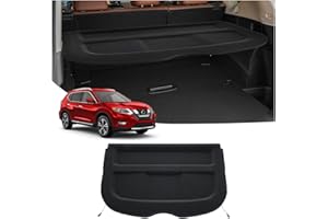 Powerty Cargo Cover for Nissan Rogue Sport 2017-2023 Accessories Trunk Security Shield Shade Black (Not for Nissan Rogue)