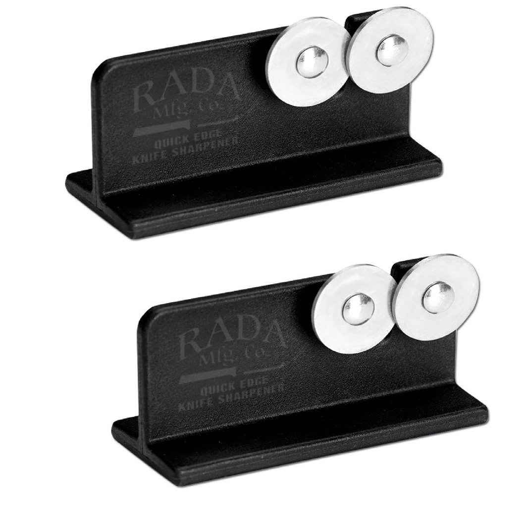 rada knife sharpener cutlery mfg wheels edge quick sharpeners hardened steel pack rated customer knives reponim