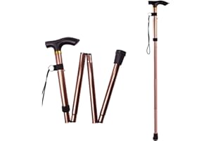 Cane for Seniors, Walking Cane for Women & Men, Walking Stick, Self Standing Adjustable Height Folding Canes, Balance Mobilit