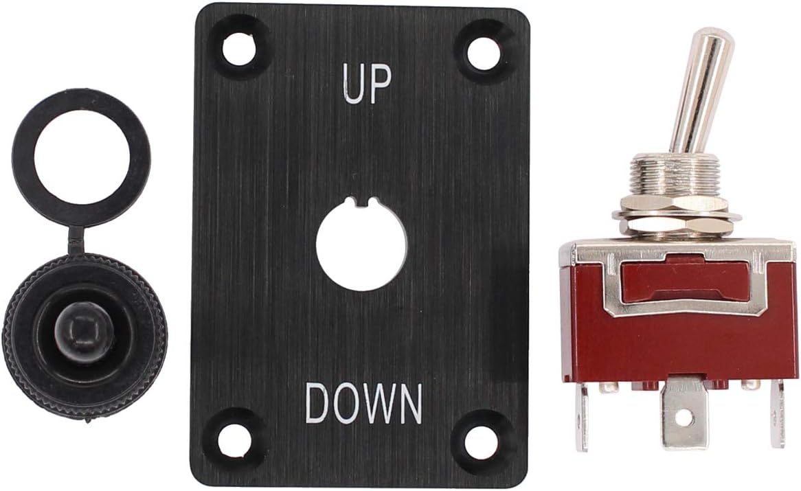XtremeAmazing Marine Rocker Toggle Switches for Boat 12V 15A On Off On Up Down Momentary Panel 3Pin Control Trim Switch : Sports & Outdoors