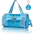 Moonmo Cute Ballet Dance Bag GirlsTutu Dress Dance Bag, Girls Lightweight Dreamy Bag Ballerina Dance Bag (Blue Dance Girl)
